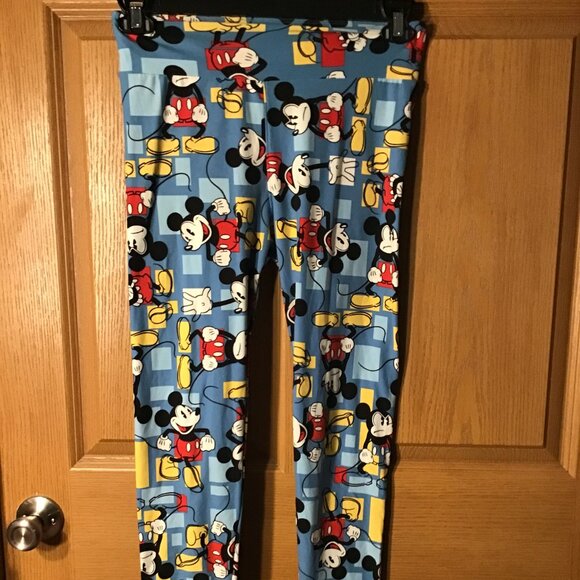 Lularoe Mickey Mouse Leggings - Picture 1 of 2